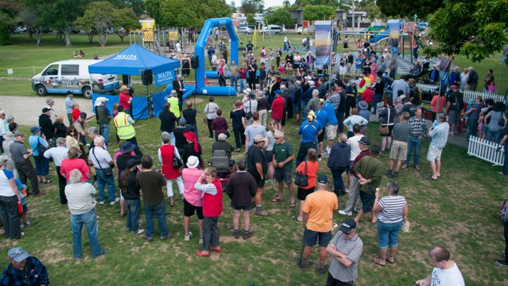Opening Leamington Domain railway 1/12/2012