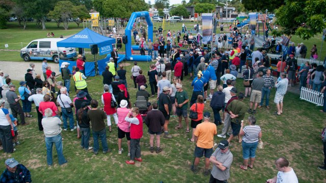 Opening Leamington Domain railway 1/12/2012