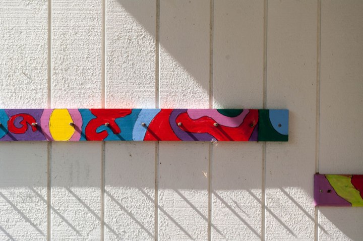 Coat hooks Whitehall School