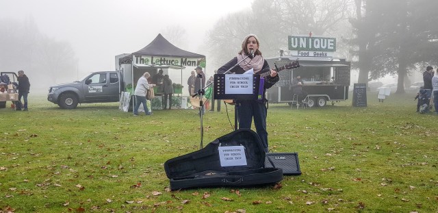 on the last day of June 2018, Saturday the 30th, at Cambridge Farmers' Market Victoria Square, Cambridge, Waikato, New Zealand.