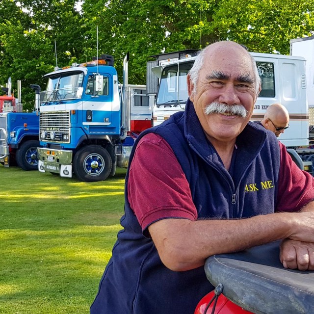 portrait #challenge Bill Hohepa, North Island Long Lap 2018, Victoria Square, Cambridge 17.10.18