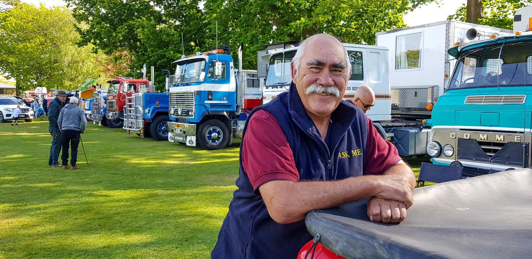 portrait #challenge Bill Hohepa, North Island Long Lap 2018, Victoria Square, Cambridge 17.10.18