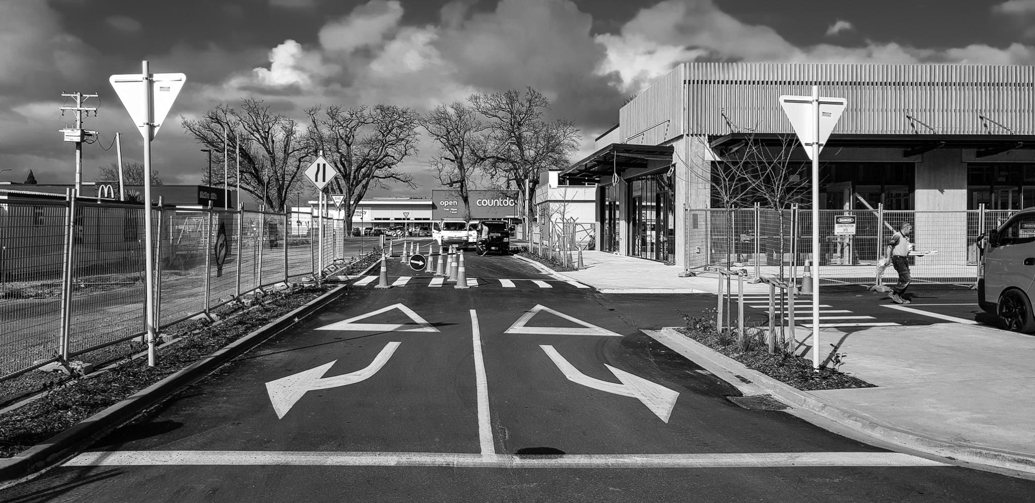 black & white week; new developments. Lakewood Cambridge, Waikato, New Zealand. 1 August 2018 (65)