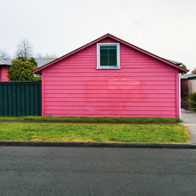 .. just a tad (tinch / tad / smidgen) enhanced for a rainy afternoon, street view, Leamington, Waikato, New Zealand. 2018-07-09 16.40.14