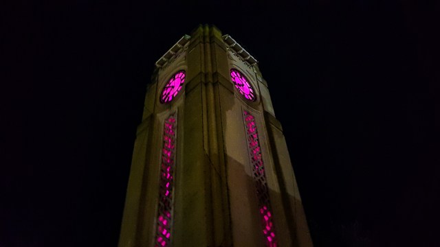 Suffrage 125; clock, Cambridge, Waikato, New Zealand 19.50 18/9/18