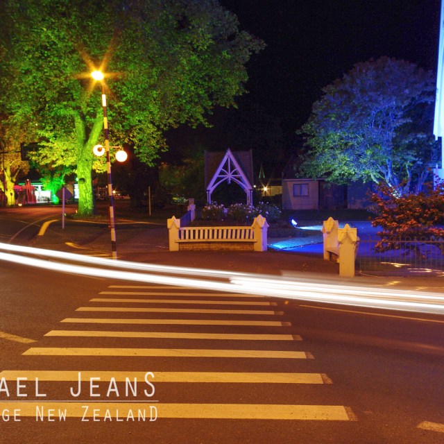 At the white church on the corner Cambridge New Zealand