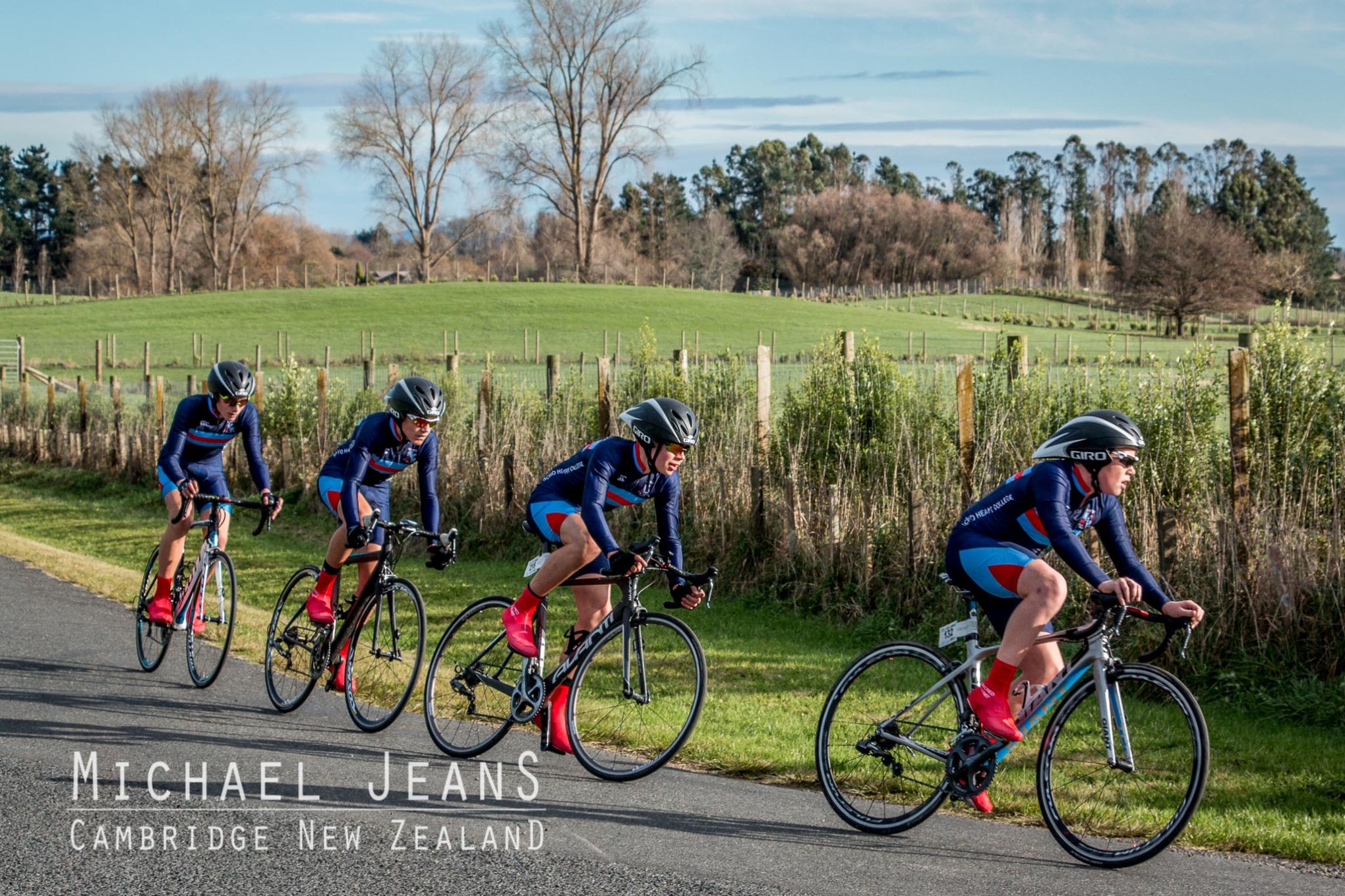 Scared Heart College Auckland cyclists compete at the 2016 North Island Secondary Schools Cycling Championships