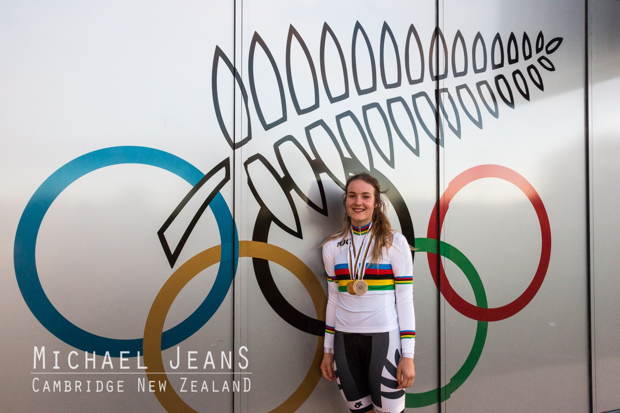 Ellesse Andrews gold and bronze medal winner at the 2016 UCI Junior Track Cycling World Championships