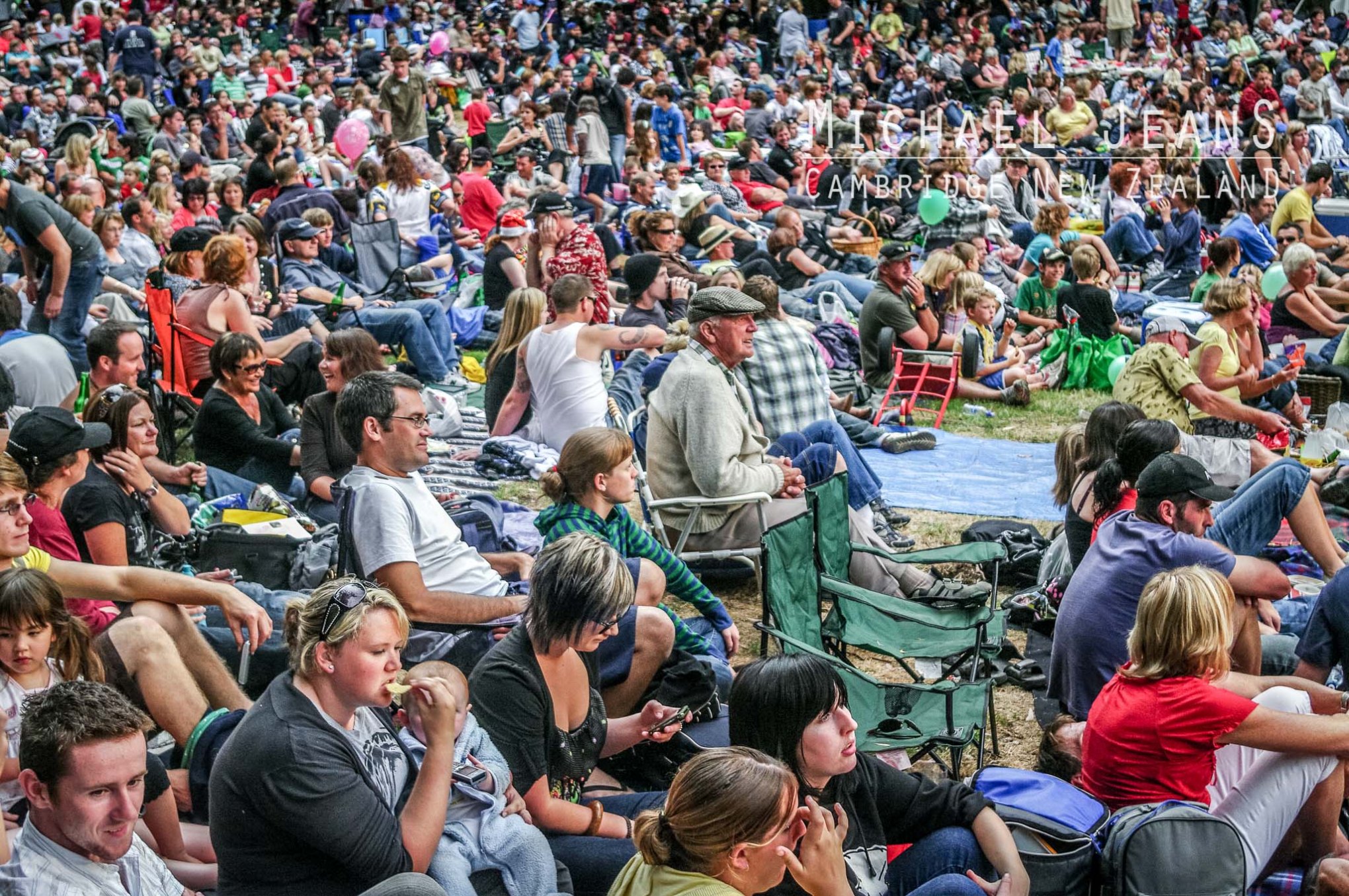 Dad, Christmas At The Lake Te Kō Utu Park December 2008 Cambridge New Zealand