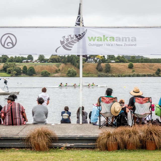 Waka Ama Sprint Nationals 2019, Lake Karapiro, Waikato, New Zealand