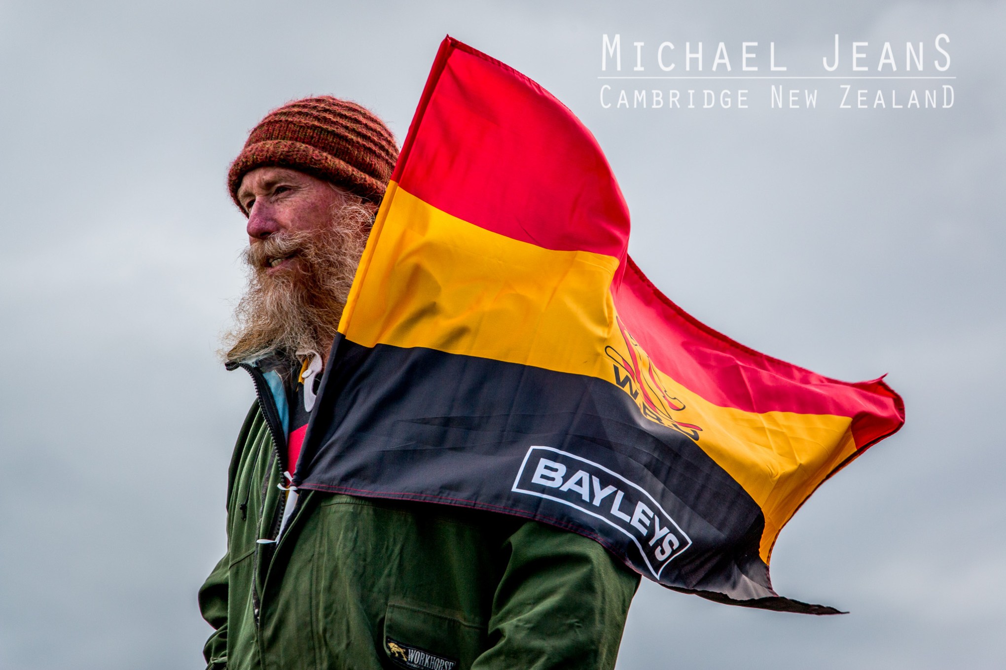 Waikato rugby supporter Memorial Park Cambridge New Zealand