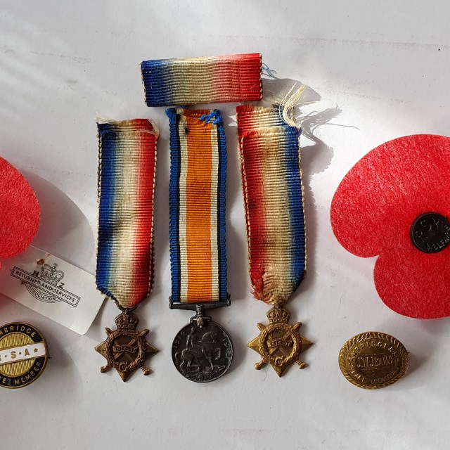 Grandad's WW1 service medal miniatures