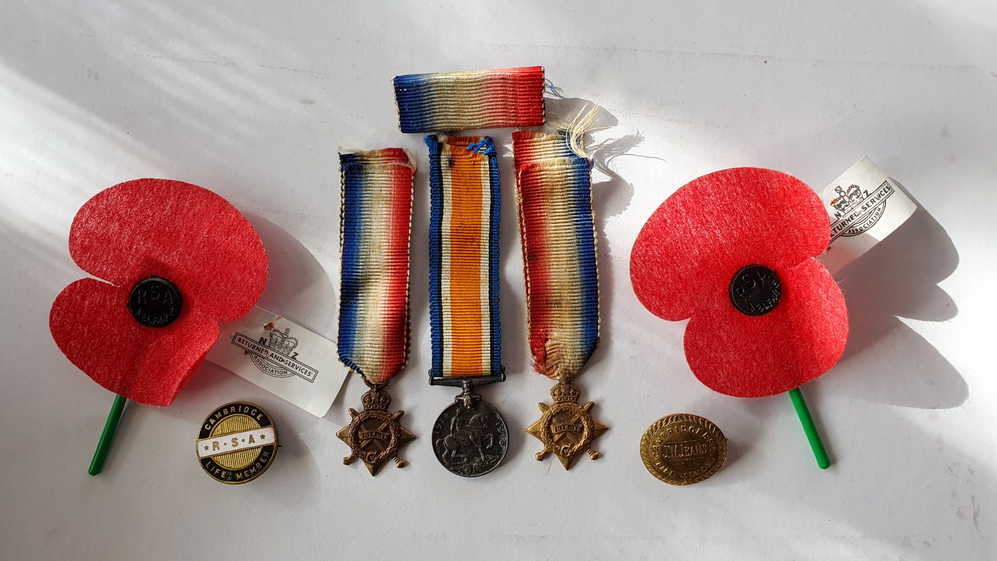Grandad's WW1 service medal miniatures