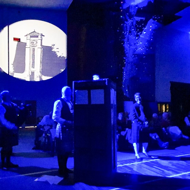 Hogmanay; Dr Who & Cambridge clock tower