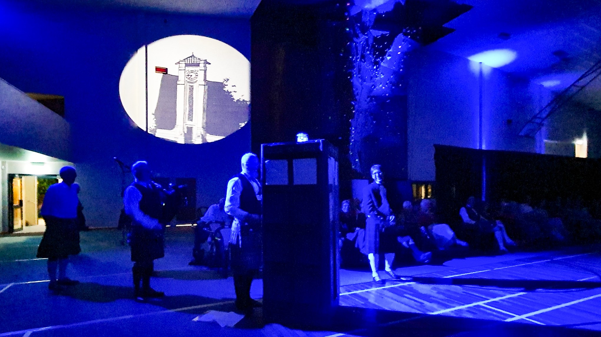 Hogmanay; Dr Who & Cambridge clock tower