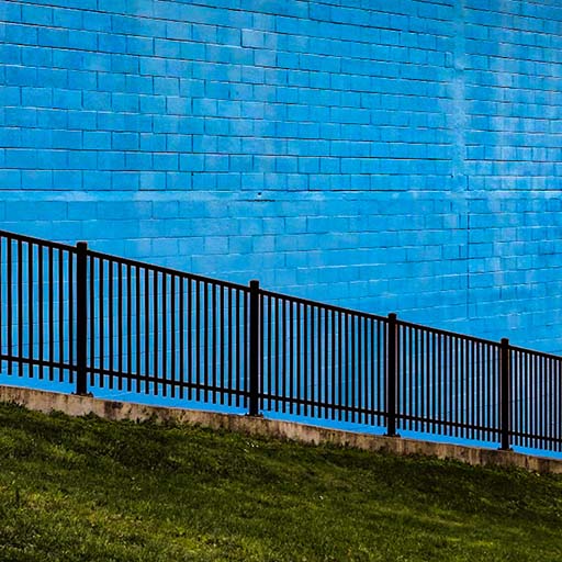 blue wall